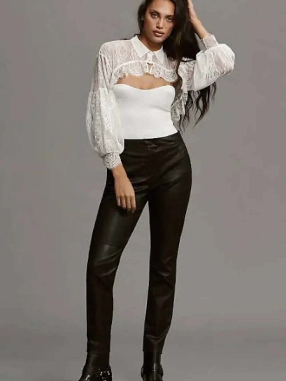 Scotch & Soda Leather Biker Pants NWT, Size M